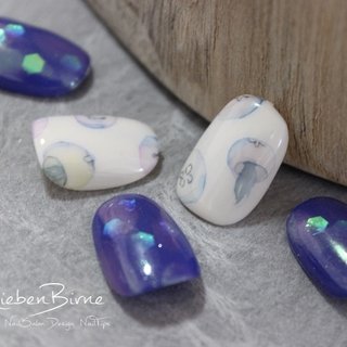 【海月】オーダーネイルチップ 海月】オーダーネイルチップ ✭ Customer order 🌙 卯月 コウ 1