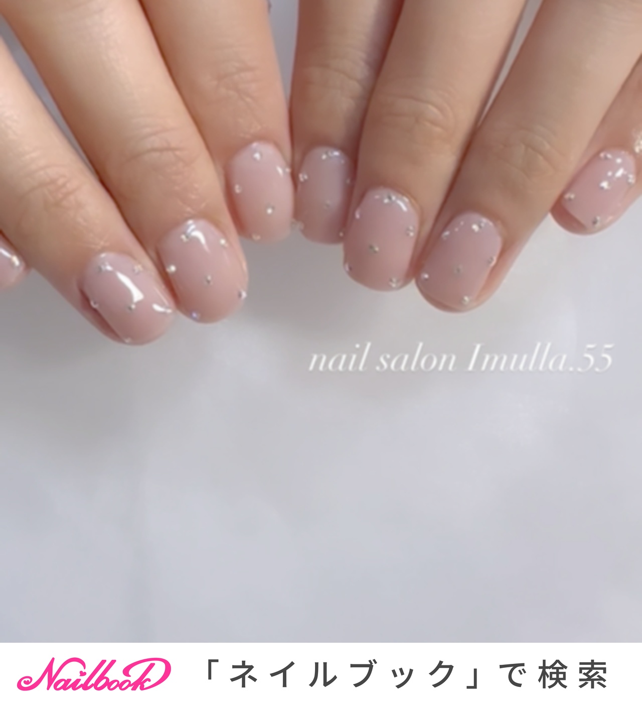 ドット(水玉)/ストーンネイルのネイルデザイン｜ネイルブック