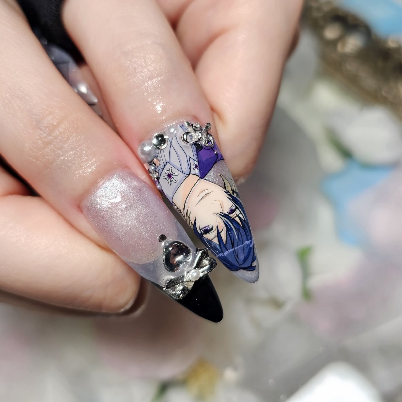 ゆみ@痛ネイルキャラネイルのネイルデザイン[No.8804914]｜ネイルブック