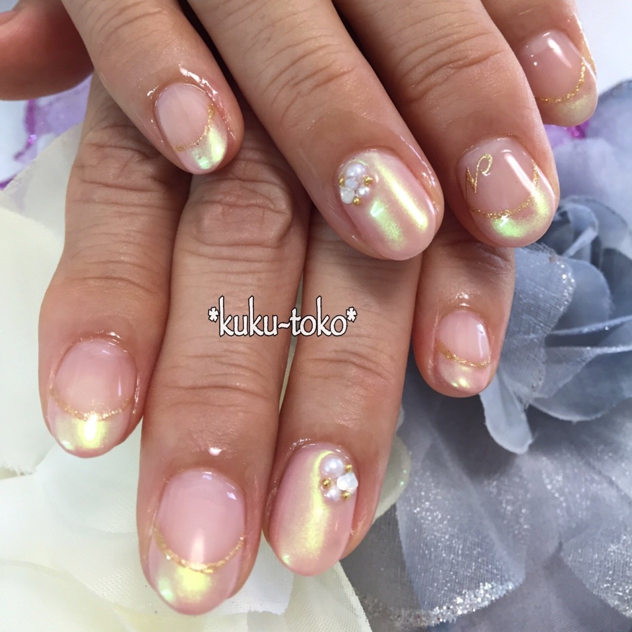 オールシーズン オフィス パーティー デート ハンド Kukutoko Nailのネイルデザイン No ネイルブック