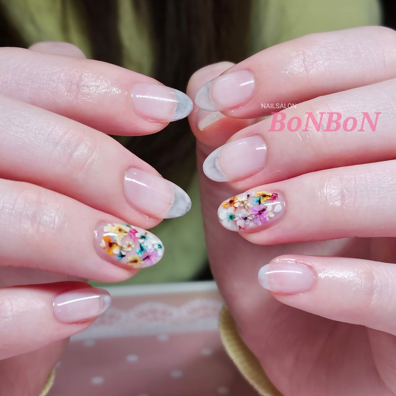 手が綺麗に見えるネイル/春/夏/オフィス/ハンド - NAILSALON BoNBoNの 
