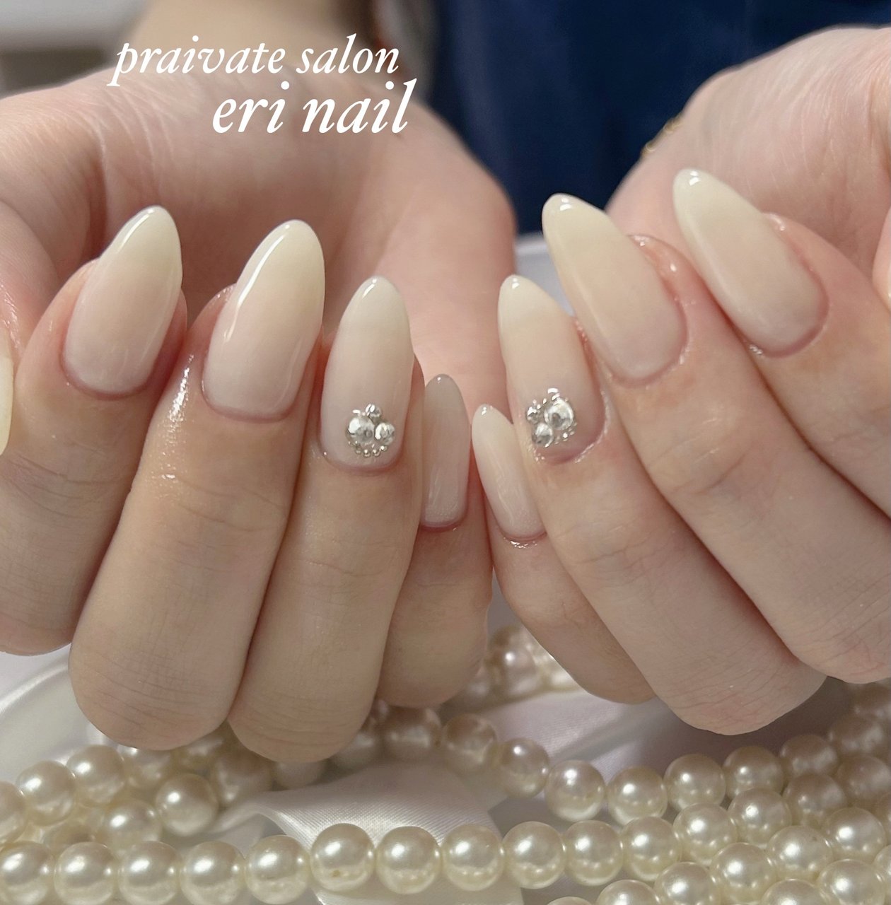 オールシーズン/ハンド/ワンカラー/ホワイト/ジェルネイル - 名古屋市