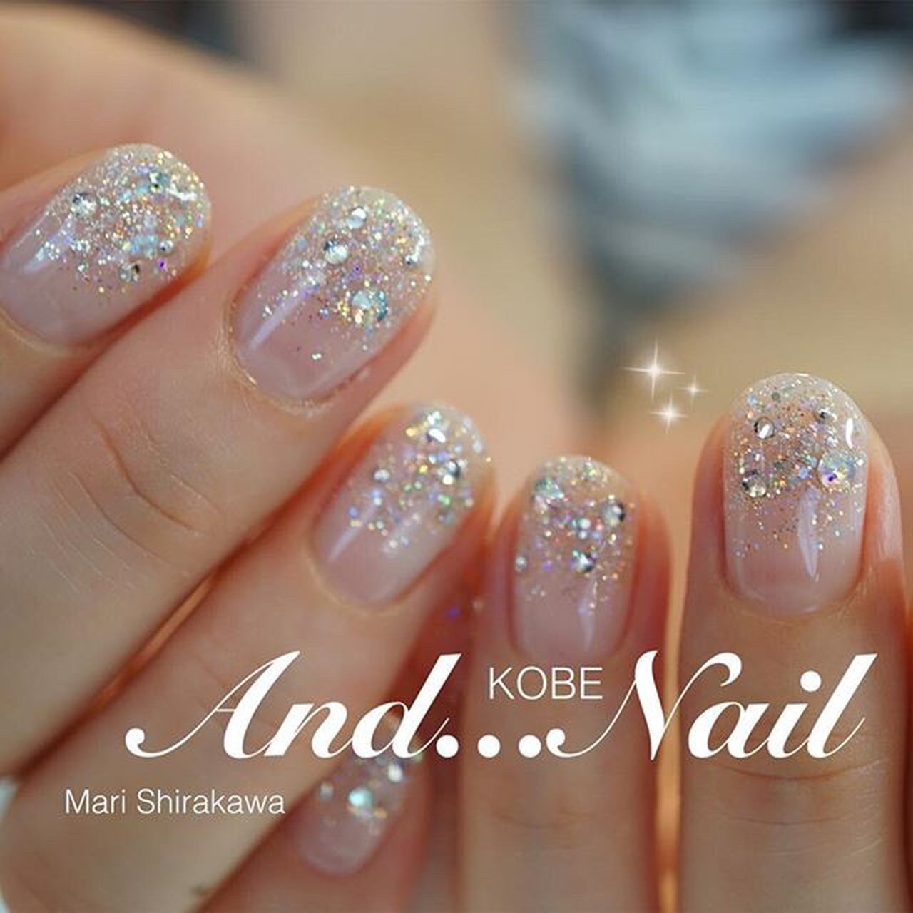 夏 オールシーズン 海 ブライダル ハンド 白川麻里 神戸アンドネイルのネイルデザイン No ネイルブック