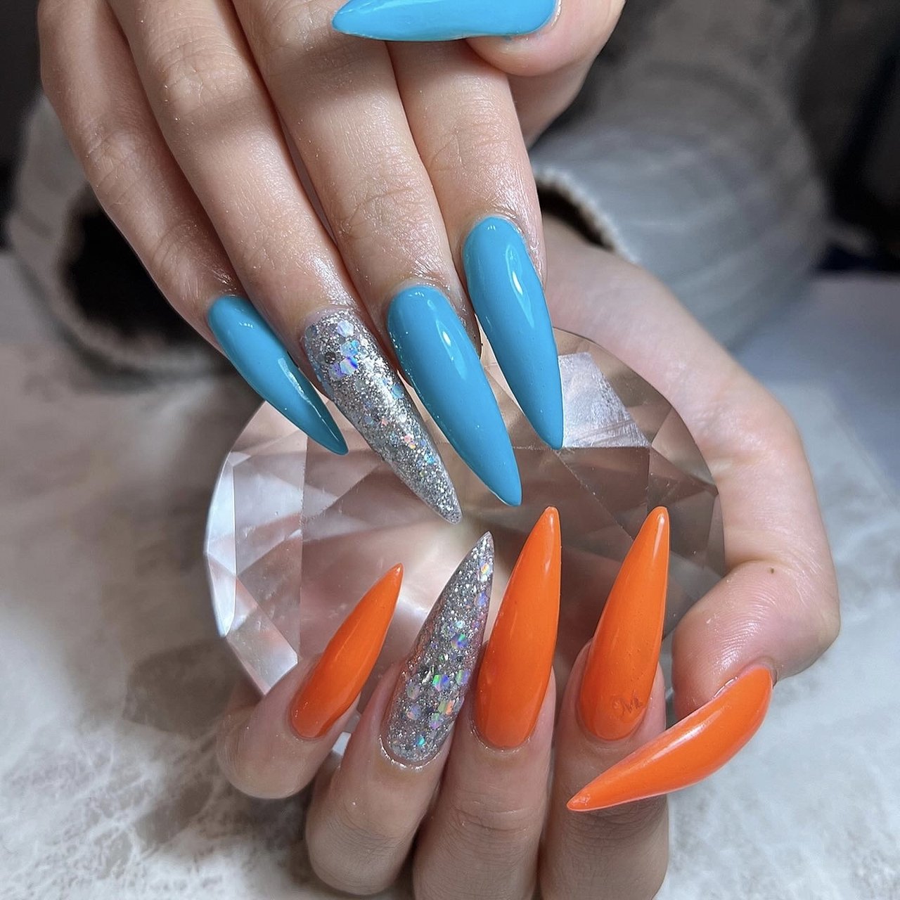 ハンド/ロング/カラフル/ネオンカラー/ビビッド - nail'smirac.☆林