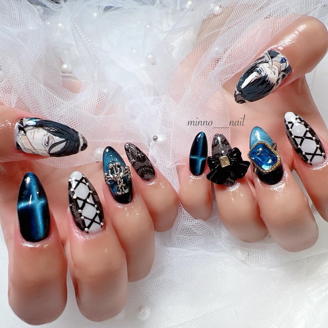 痛ネイル/個性派 - minno__nailのネイルデザイン[No.8812703]｜ネイル