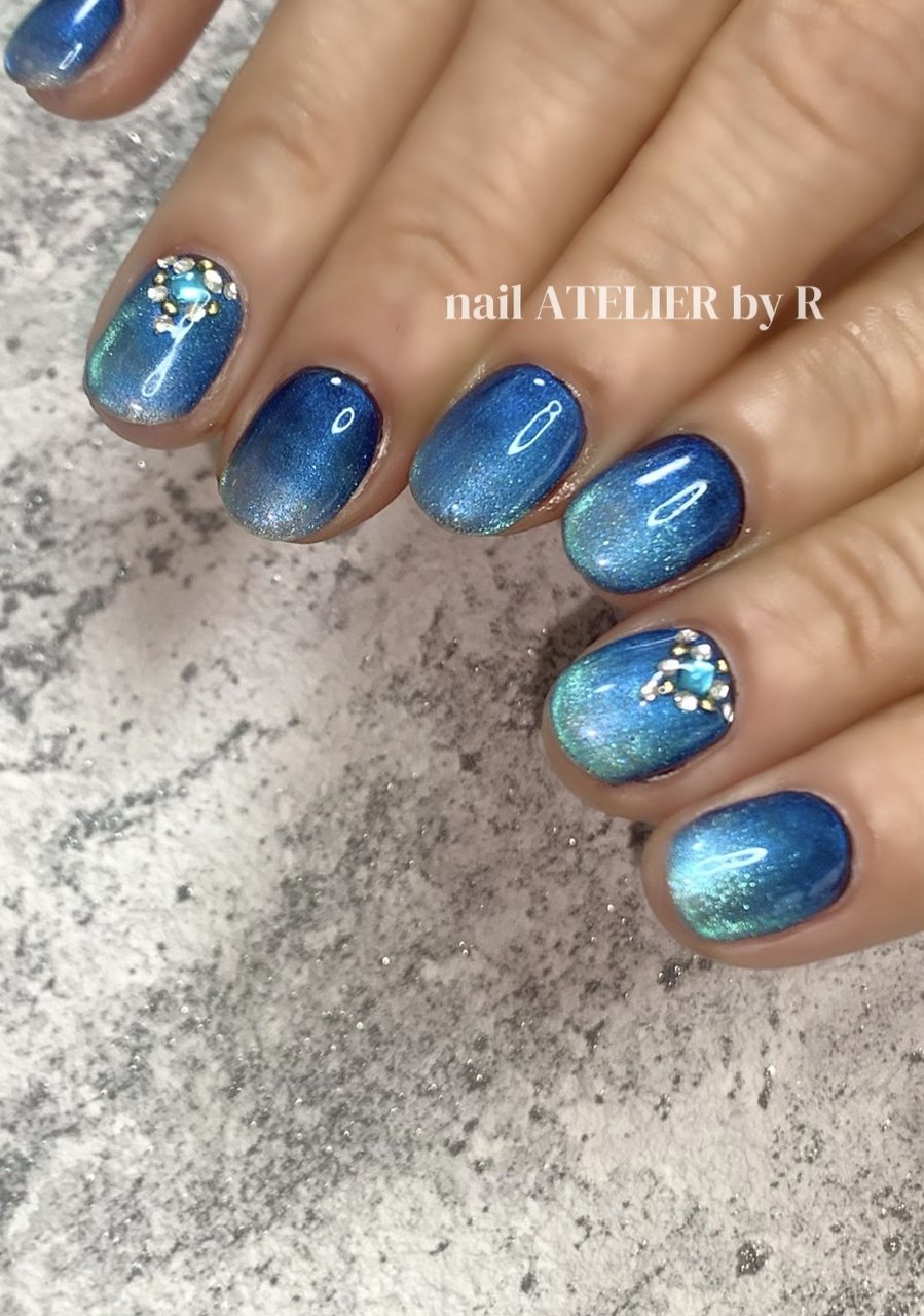 夏/冬/海/リゾート/ハンド - nail ATELIER by Rのネイルデザイン[No
