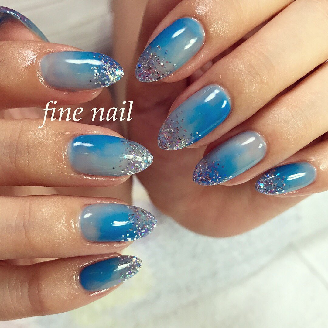 夏 海 パーティー デート ハンド Fine Nail ファインネイル のネイルデザイン No ネイルブック