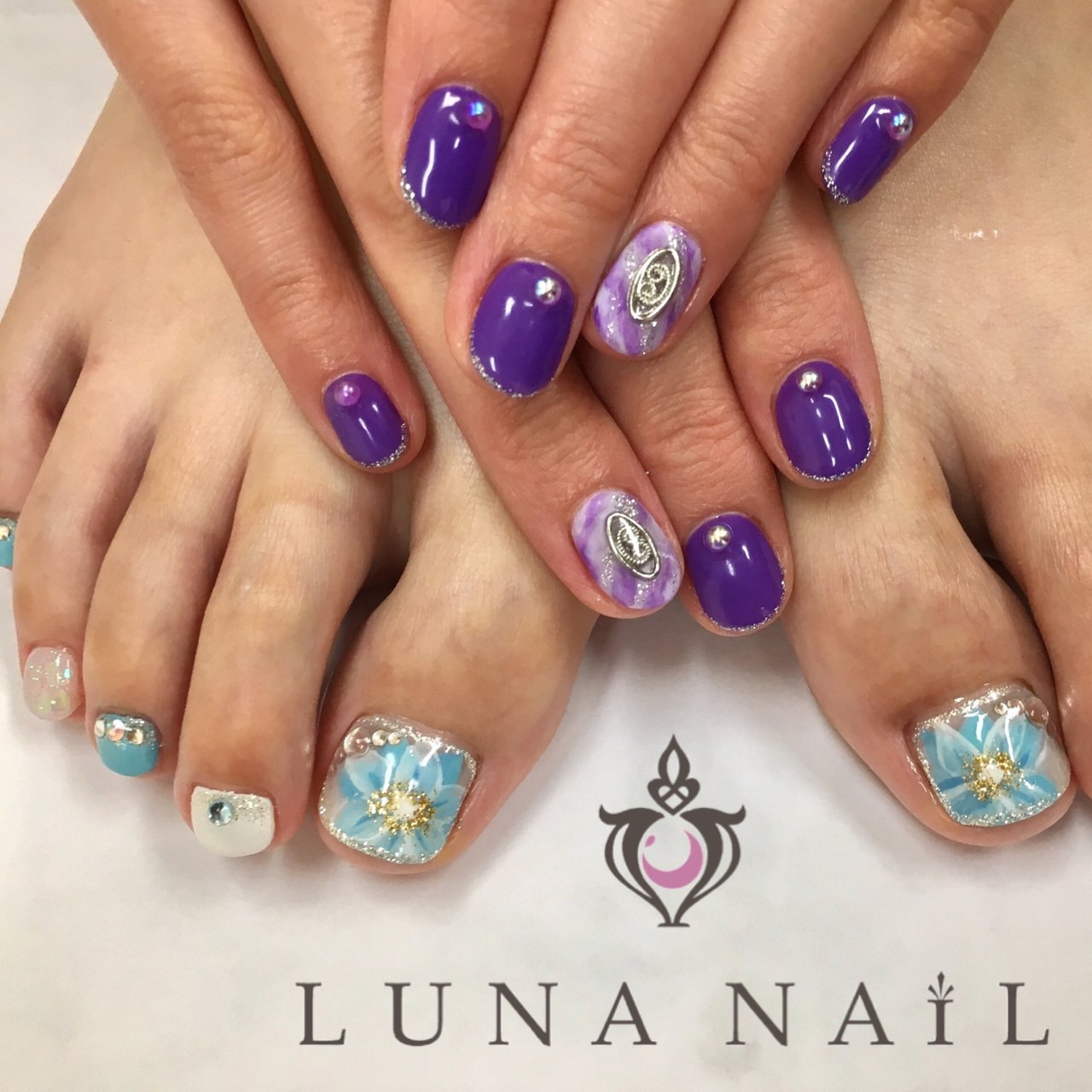 夏 海 リゾート ライブ ハンド Luna Nail のネイルデザイン No ネイルブック