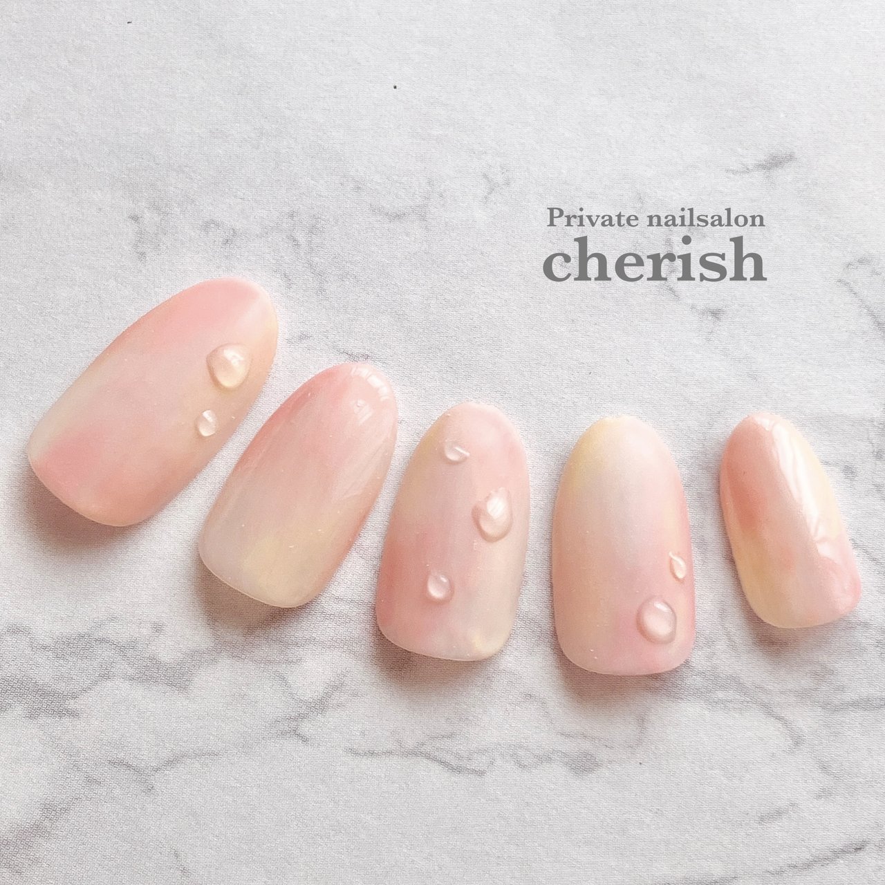 夏/リゾート/女子会/ハンド/水滴 - cherish_eriのネイルデザイン[No