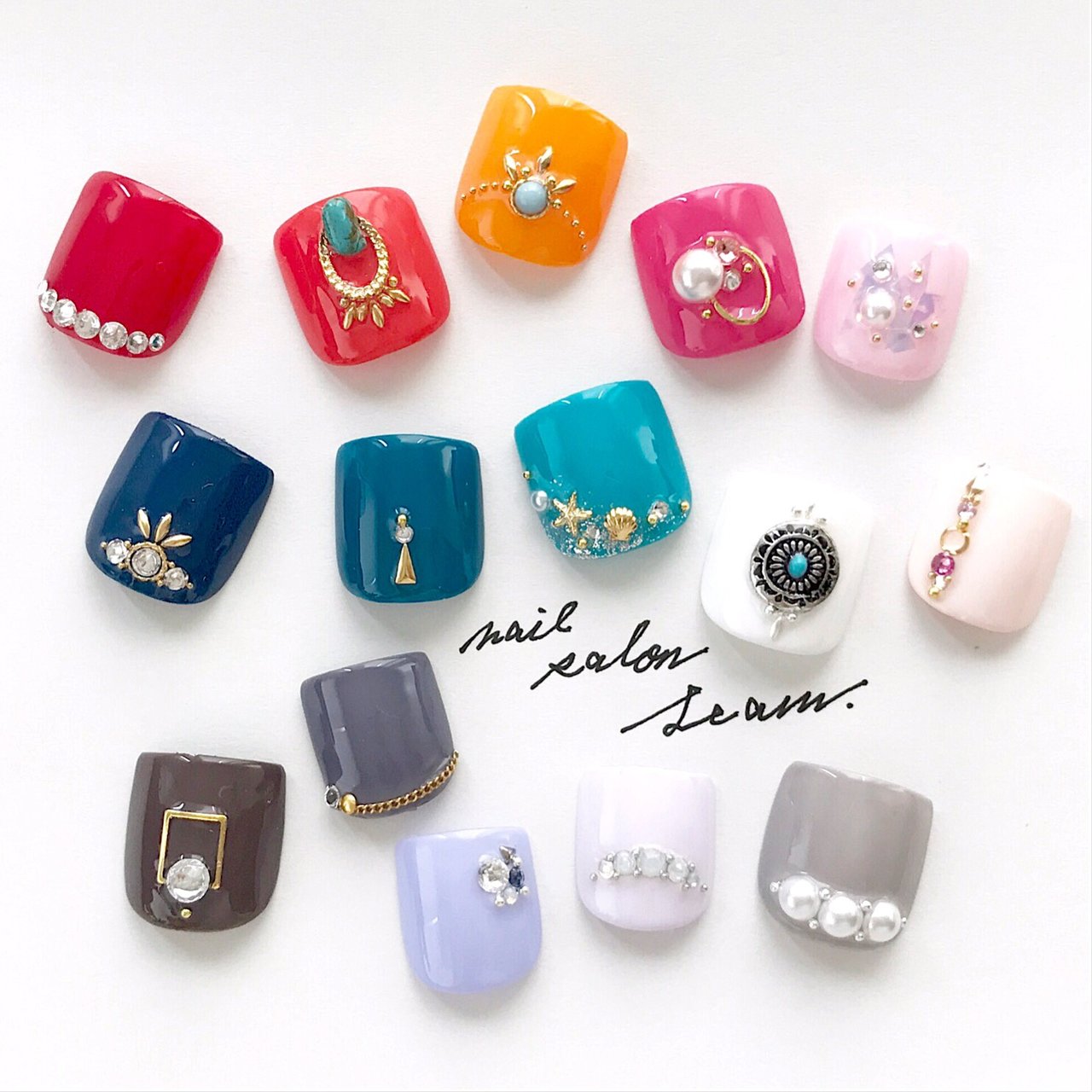 夏 旅行 海 リゾート フット Nail Salon Leamのネイルデザイン No ネイルブック