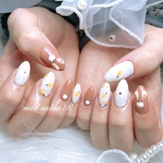 にんじんネイルのネイルデザイン｜ネイルブック 