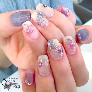 バカラのキラめき✨紫陽花🌼ネイル❤ネイルブックよりご予約できます　 #お花ネイル #フラワーネイル #紫陽花ネイル #マグネットネイル #バカラネイル #シルキーマグネットネイル #キラキラネイル #サンプルネイル #大人上品ネイル #大人コーデ #かわいいネイル
#ネイル #ネイルアート #nailart #gelnail #ジェルネイルデザイン #ネイルデザイン #nailstagram #naildesigns #naildesign #gelnails #大人可愛いネイル #旅行 #梅雨 #パーティー #デート #ハンド #フラワー #マグネット #ぷっくり #キラキラ #個性派 #ミディアム #スクエア #ホワイト #水色 #パープル #ジェルネイル #お客様 #ネイリスト　宮森貴子 #ネイルブック