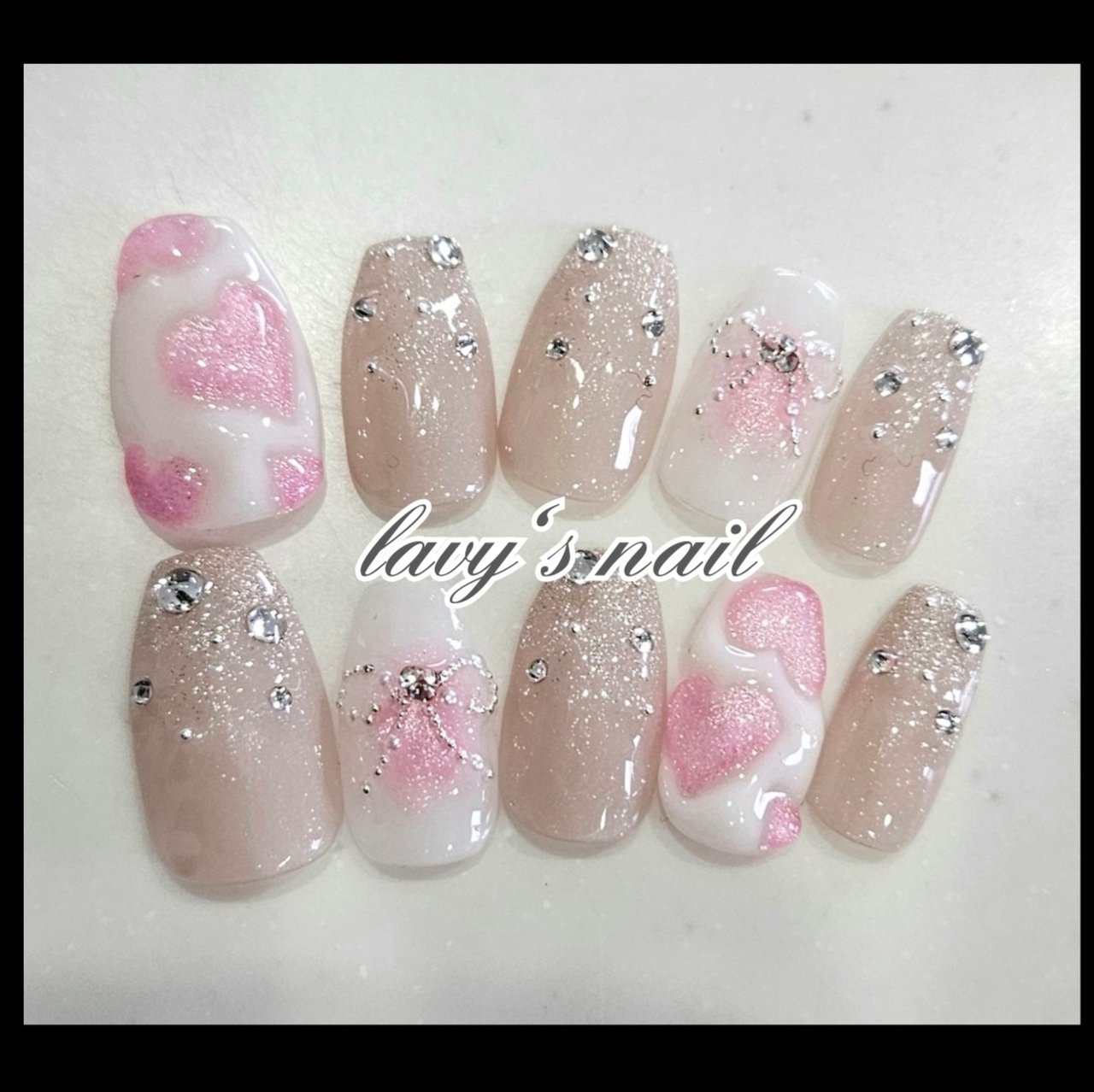 lavy's nail様　ネイルチップ　オーダーデザイン lavy's nail様 ネイルチップ オーダーデザイン