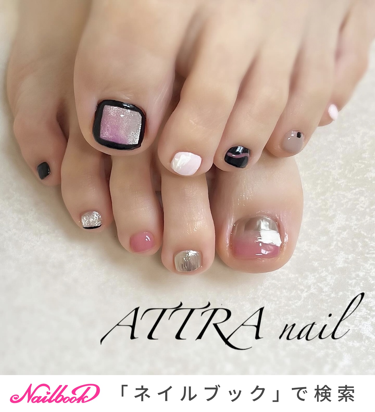 トップ2度塗り F26F138F130F66F2☆フットネイル ニュアンス ニュアンスフットネイル . フット2本アートコース ご新規様5500