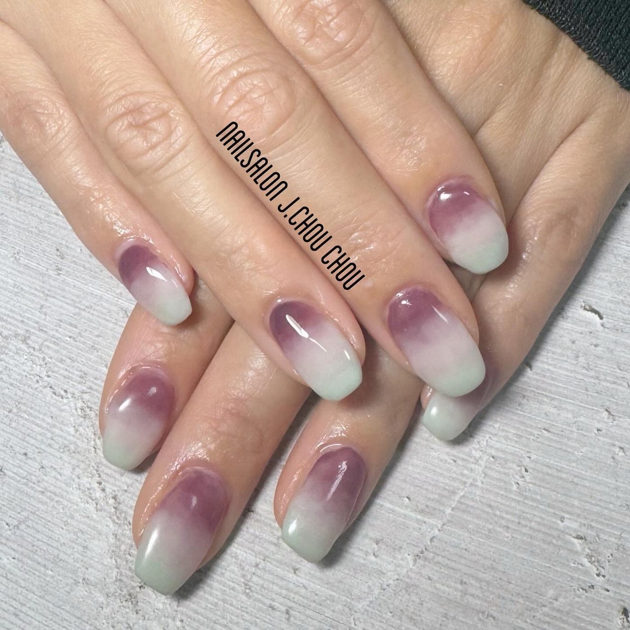 グラデーション/パープル/ジェルネイル - J.chou-chou.NAILのネイル 