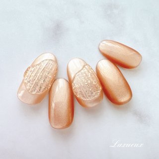 人気順｜オレンジ/バカラネイルのネイルデザイン｜ネイルブック 