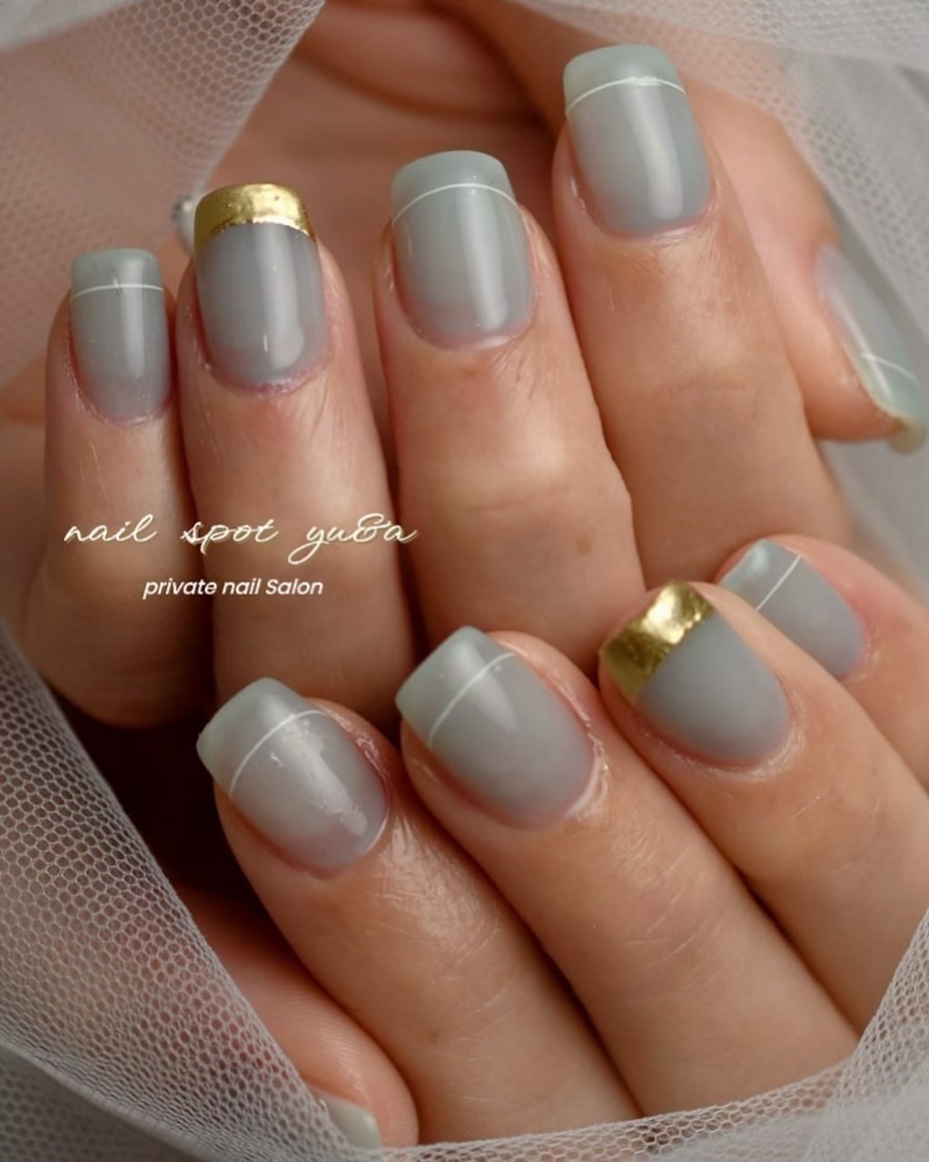 シンプル/フレンチ/ワンカラー/ちゅるん - nail spot yu&aのネイル