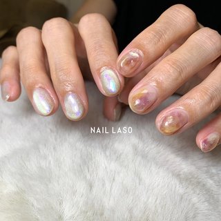 人気順｜個性派ネイル(個性派)/#サテンネイル⁡のネイルデザイン 