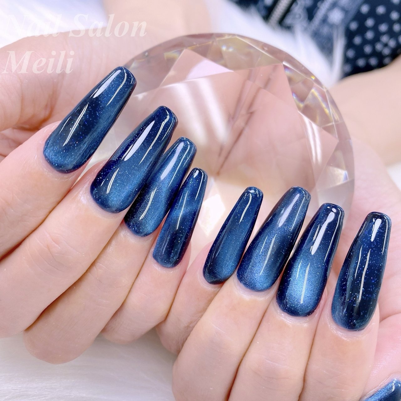 M-STYLE ネイルアート筆 青 オールシーズン/ハンド/ロング/ブルー/ネイビー - NAIL SALON MEILI