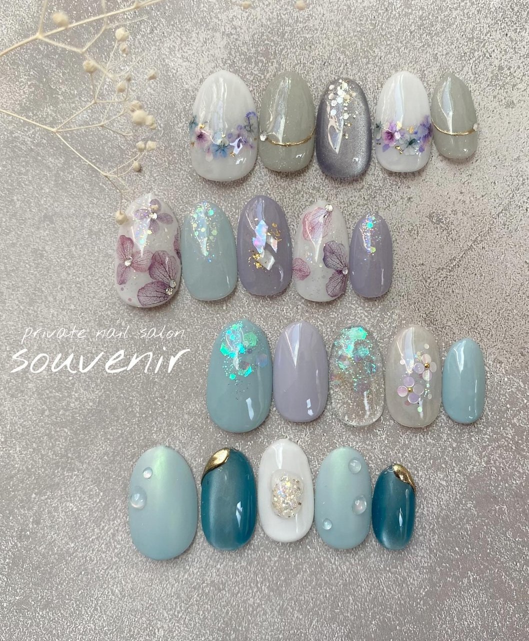 梅雨/ハンド/ジェルネイル/ネイルチップ - private nail salon