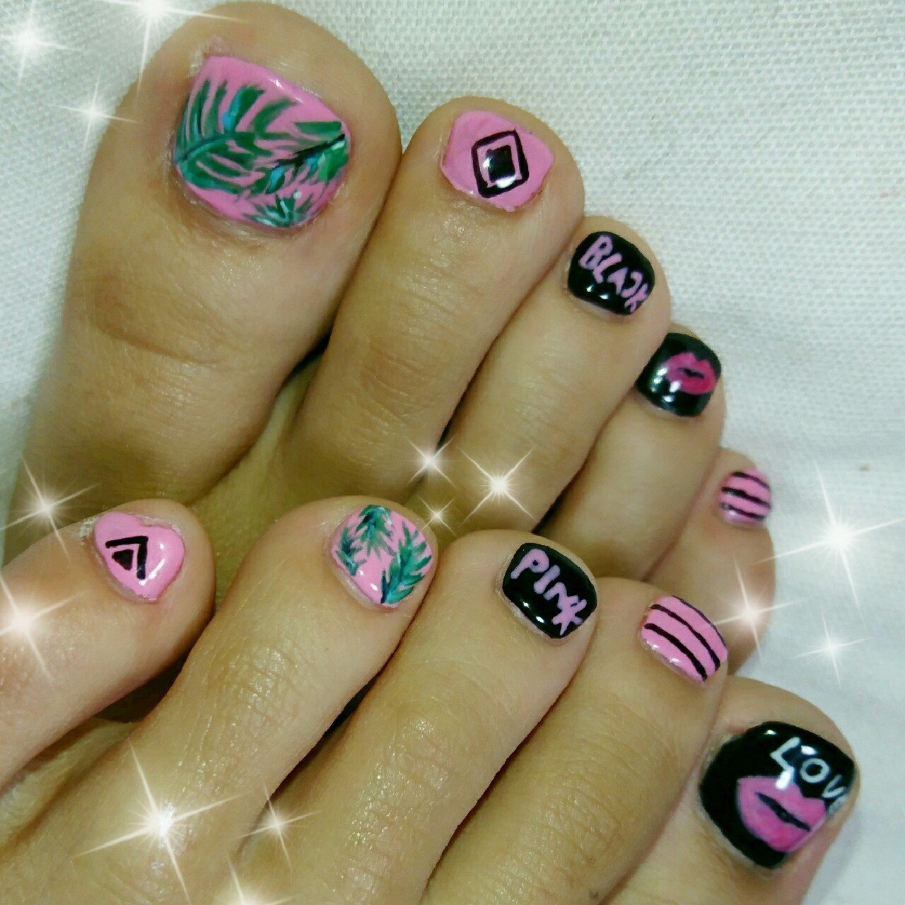 海 リゾート 浴衣 女子会 フット みぃこのネイルデザイン No ネイルブック