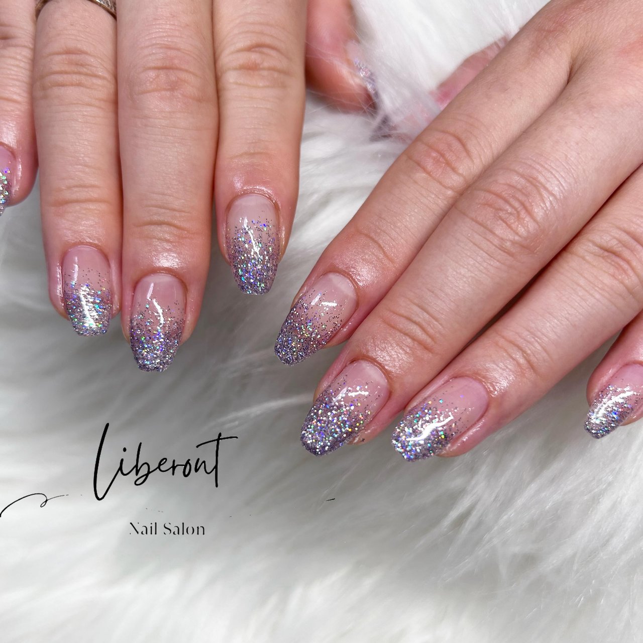 春/シンプル/ワンカラー/大人/キラキラ - LIBERONT nailのネイル