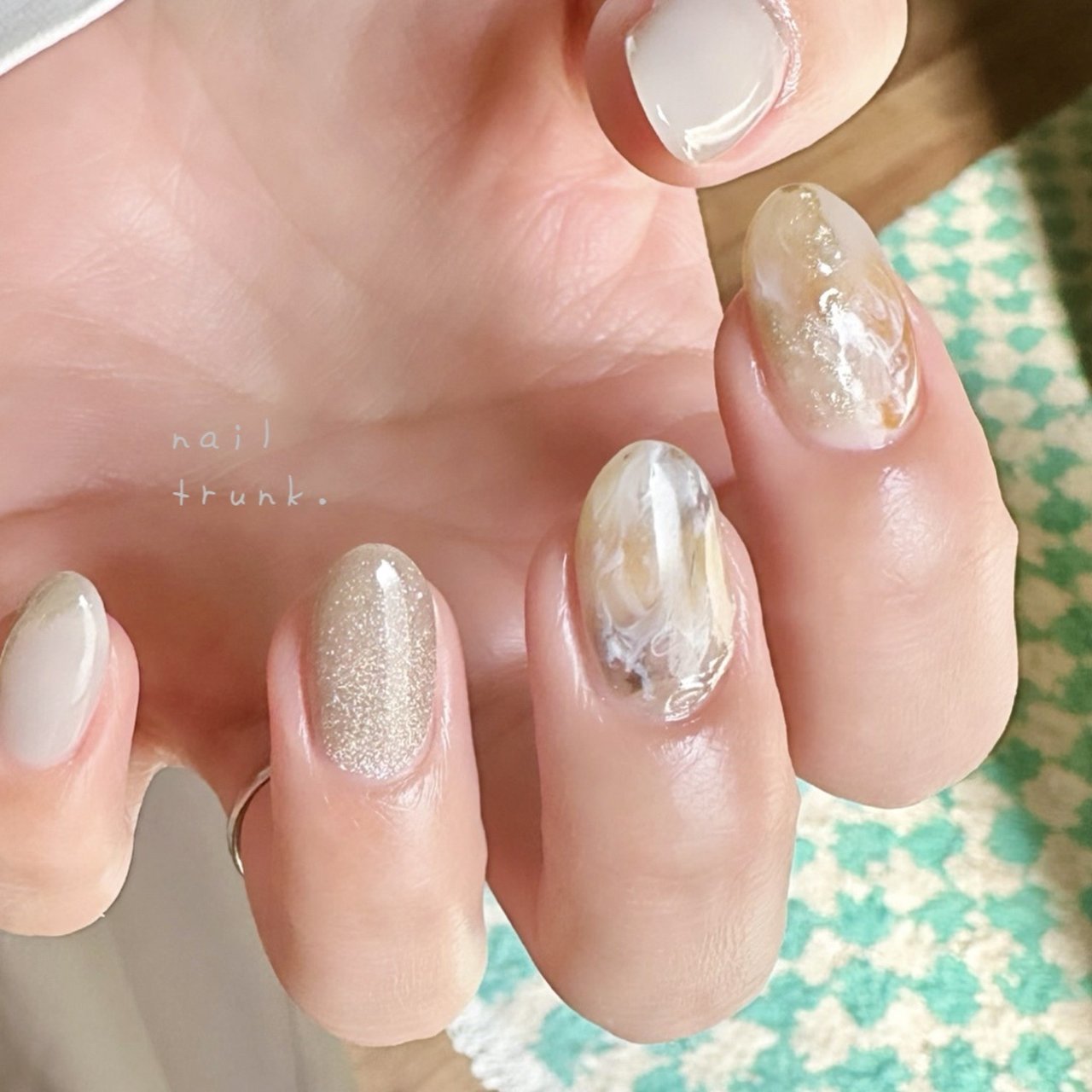オールシーズン/ハンド/マグネット/マーブル/ミラー - nail_trunkの