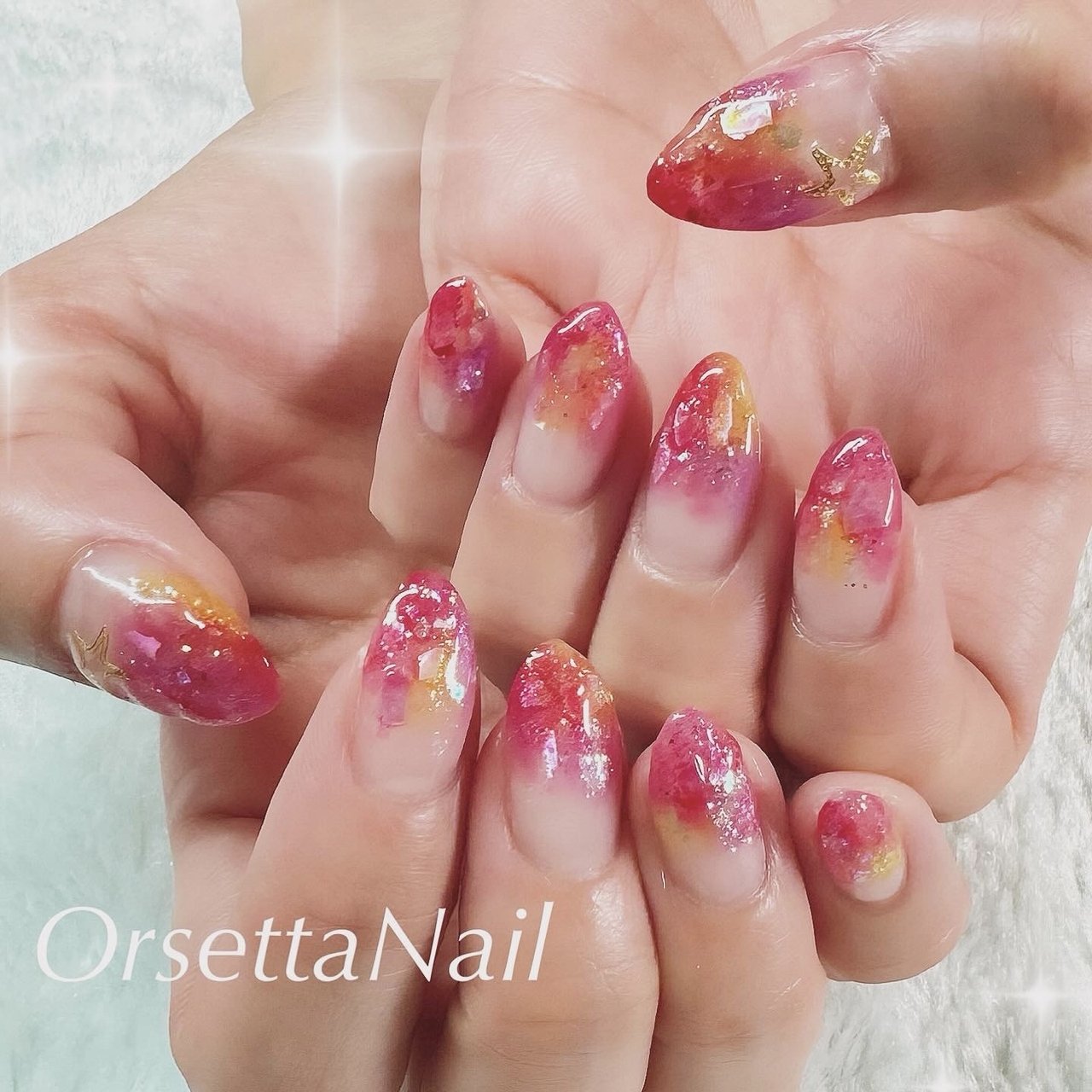 OrsettaNailのネイルデザイン[No.8844473]｜ネイルブック