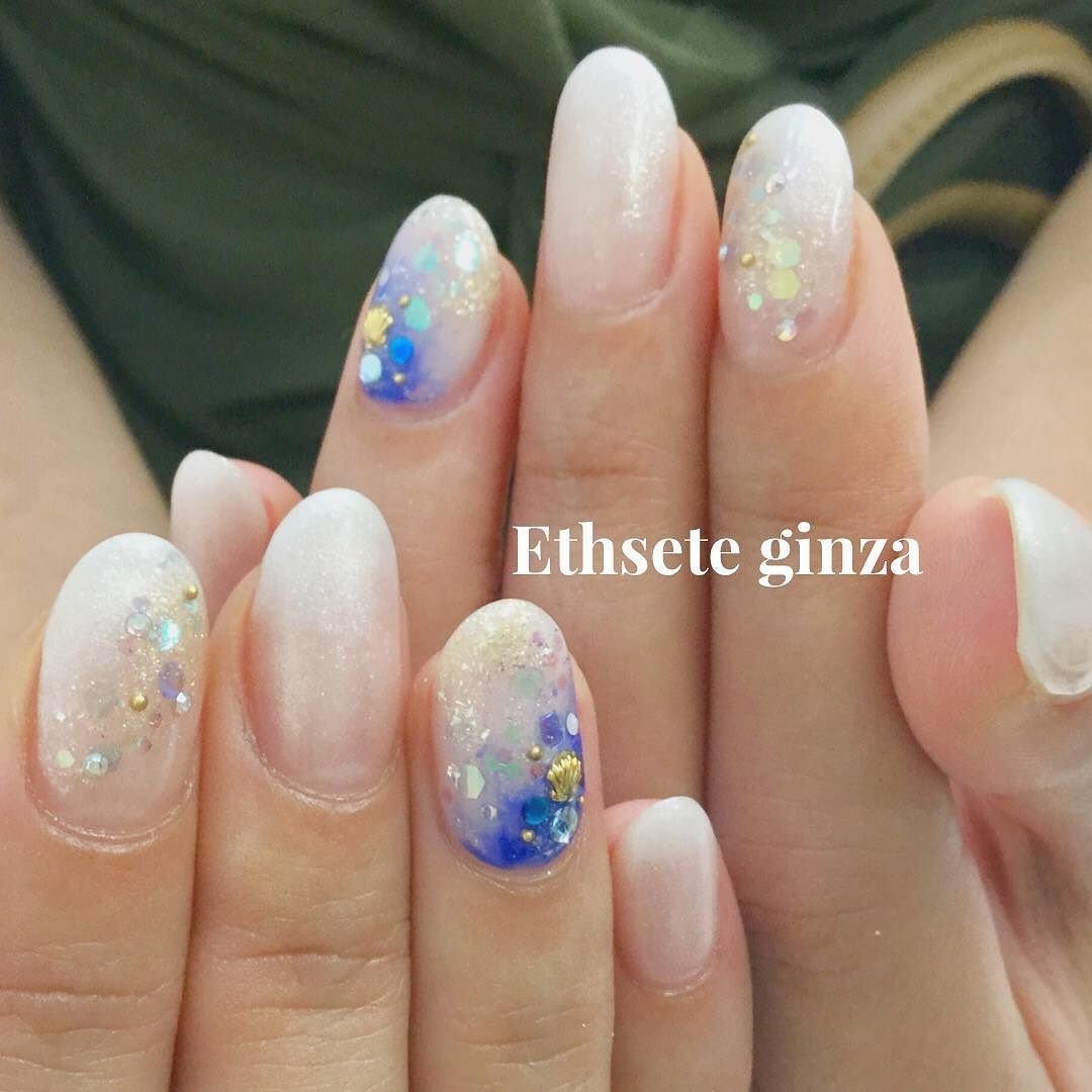 夏 海 リゾート デート ハンド エスシート 銀座 Ethsete Ginza のネイルデザイン No ネイルブック