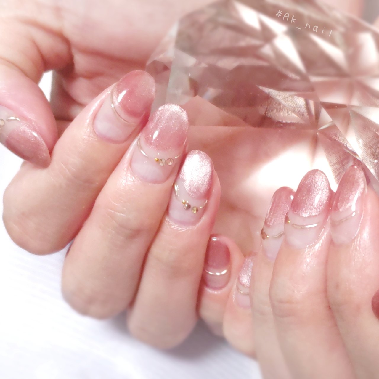 手が綺麗に見えるネイル/オールシーズン/デート/女子会/ハンド