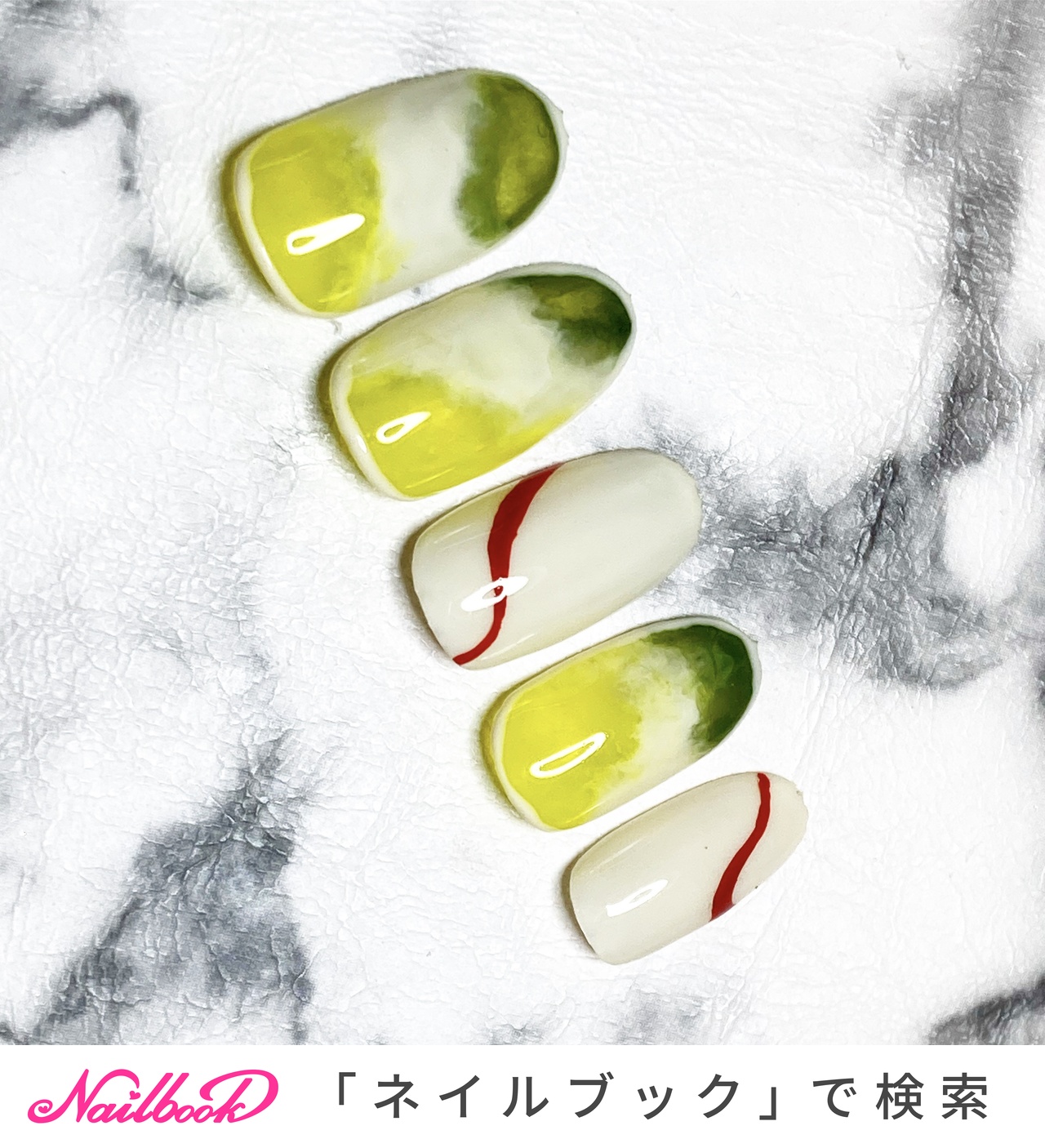 ゴンチャネイルのネイルデザイン｜ネイルブック