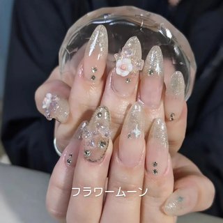 フラワー/＃埋め尽くしのネイルデザイン｜ネイルブック 