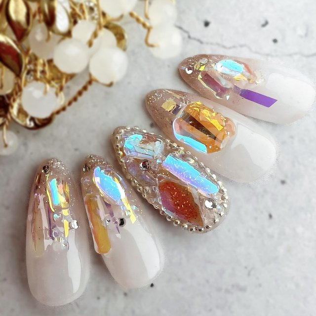 ネイルストーン♡光るストーン♡ Amazon.co.jp: Unikato ラインストーン ネイルストーン ネイルパーツ