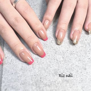 人気順｜フレンチネイル(フレンチ)/#ピンクフレンチのネイルデザイン  