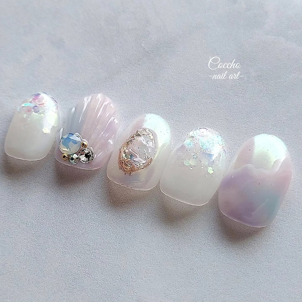 夏/オールシーズン/海/ブライダル/グラデーション - Cocchoのネイル  