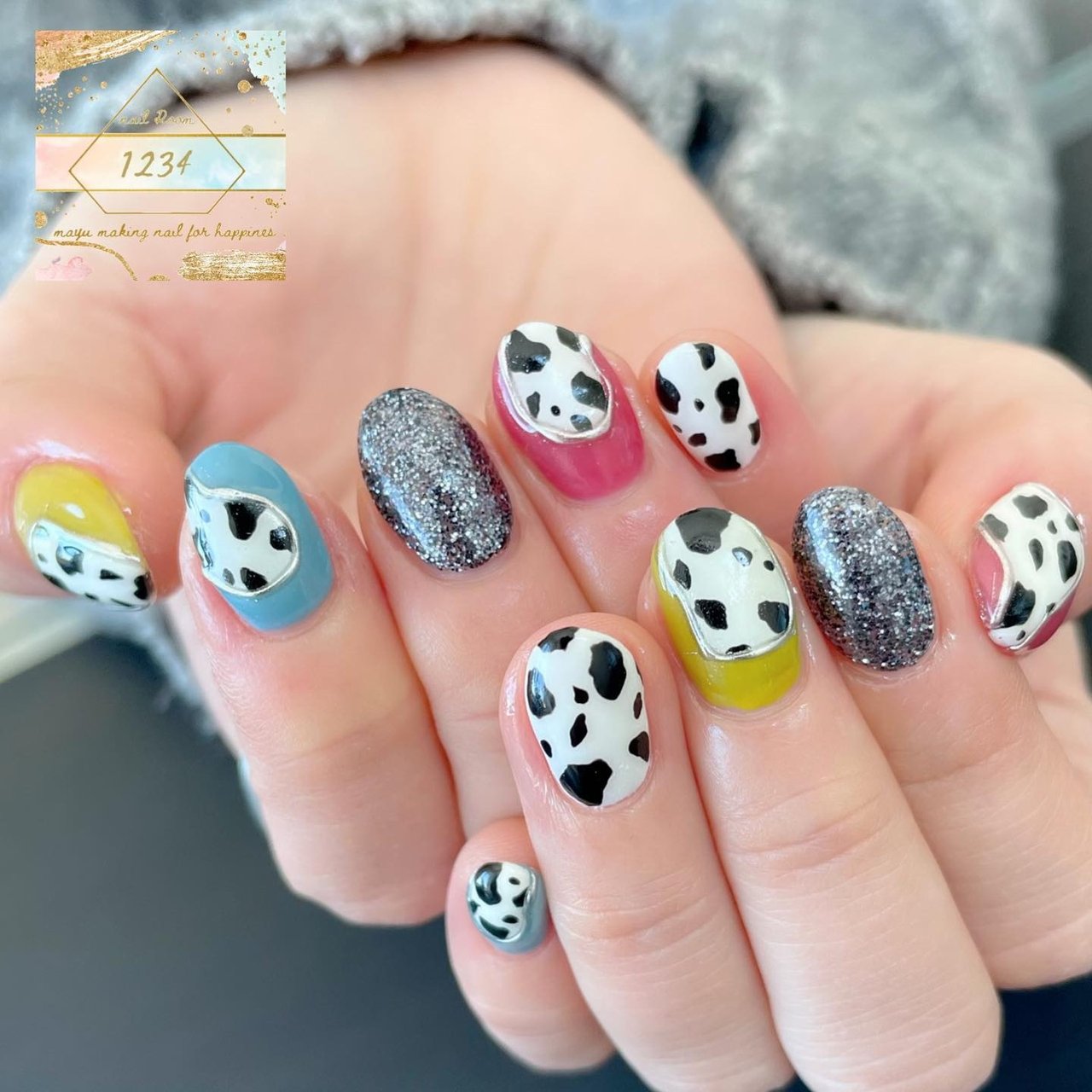個性派/カラフル - 1234 nailroomのネイルデザイン[No.8852107