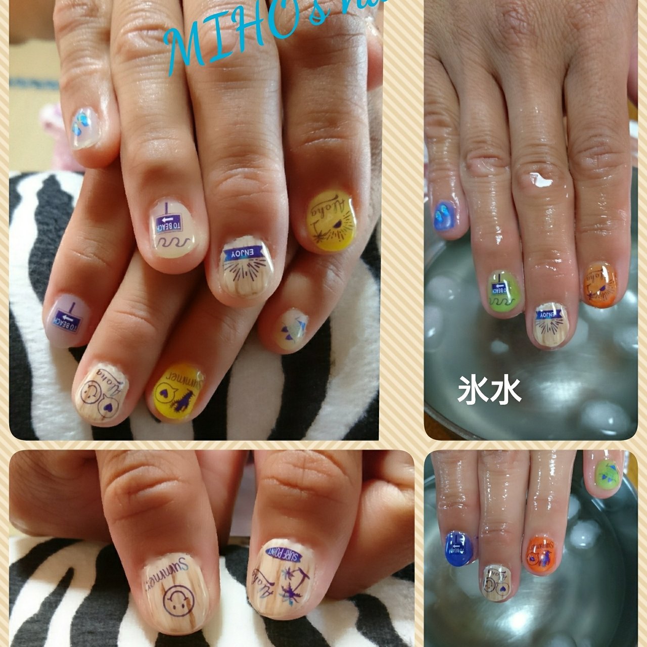 夏 海 リゾート ハンド ワンカラー Miho0806nailのネイルデザイン No ネイルブック