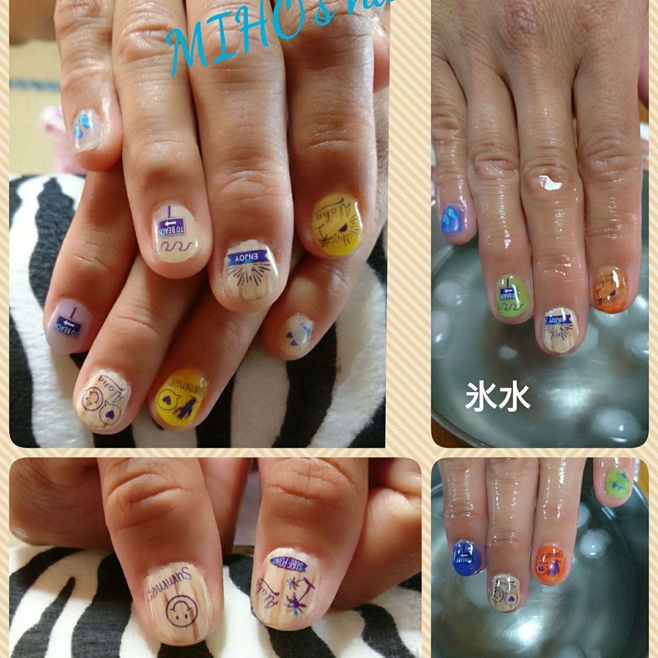 夏 海 リゾート ハンド ワンカラー Miho0806nailのネイルデザイン No ネイルブック