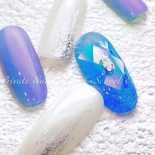 人気順｜#ダイヤカットネイルのネイルデザイン｜ネイルブック 