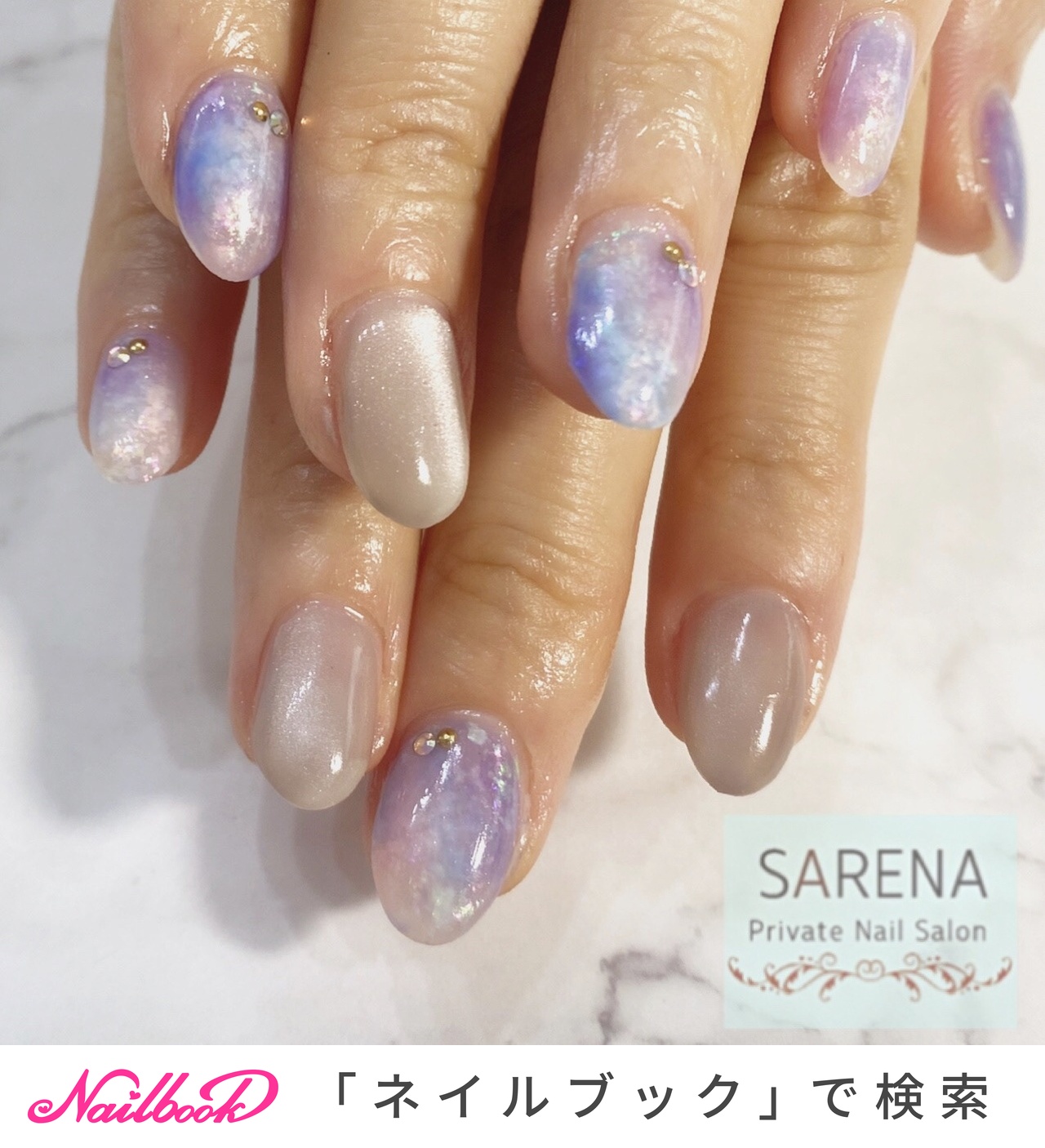 お客様 - RIE★サレナネイル 川崎市武蔵小杉のネイルデザイン[No.8862927]｜ネイルブック お客様 - RIE★サレナネイル... 