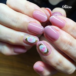 金縁のネイルデザイン ネイルブック