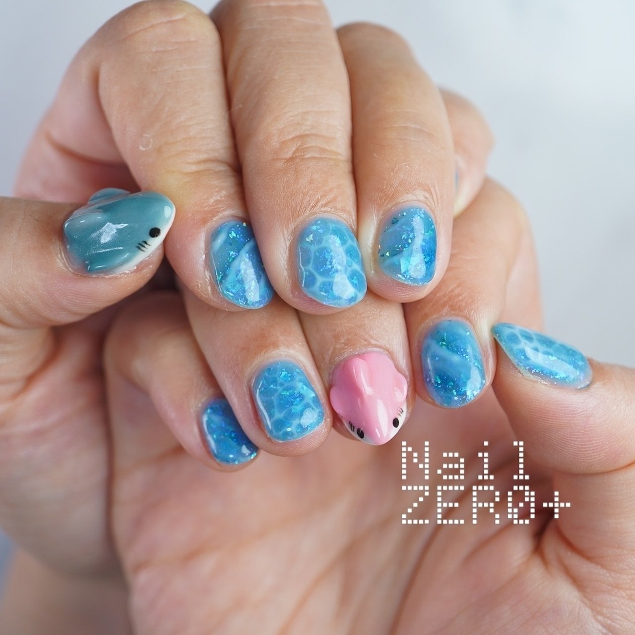 夏/海/リゾート/ハンド/3D - 塩見隼人 [池袋]ネイルゼロプラスのネイル