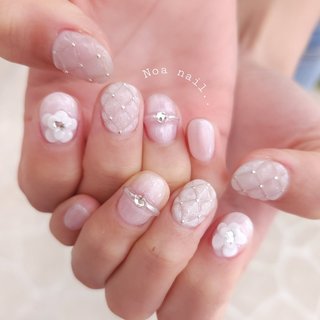 2024年】新着順｜フラワー/3D/キルティングのネイルデザイン｜ネイルブック 