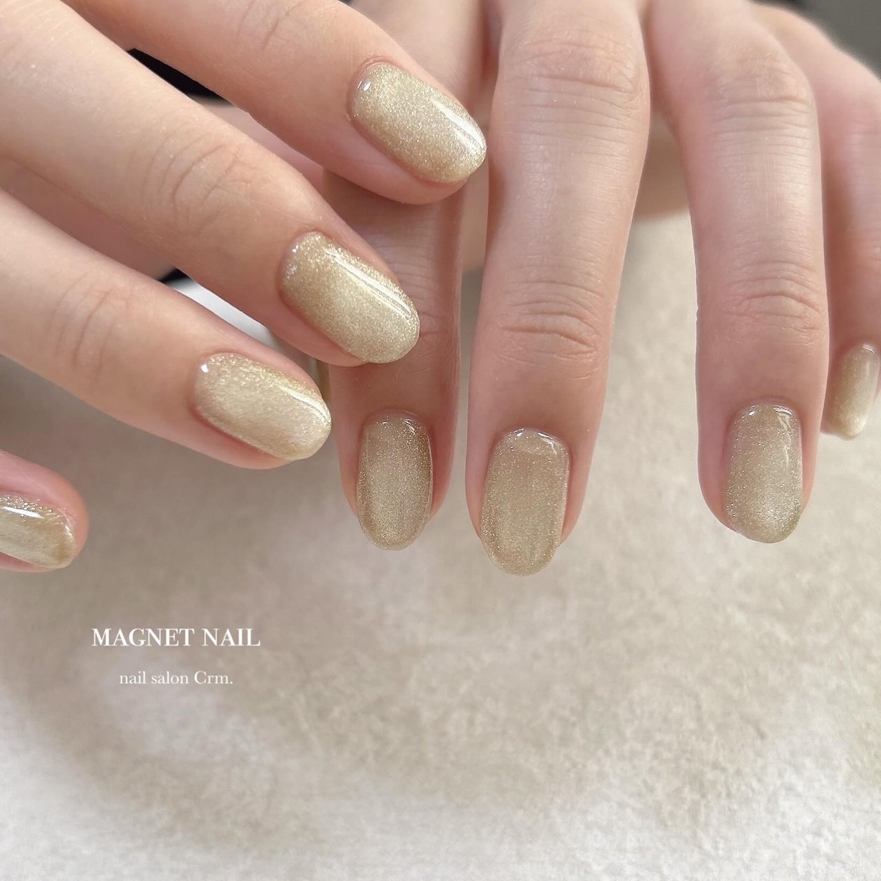 夏/シンプル/ワンカラー/マグネット/イエロー - Crm.nailのネイル 