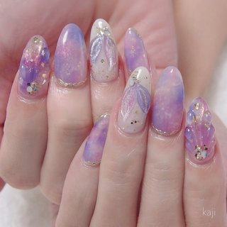 人気順｜マーメイド/ゴールドのネイルデザイン｜ネイルブック 