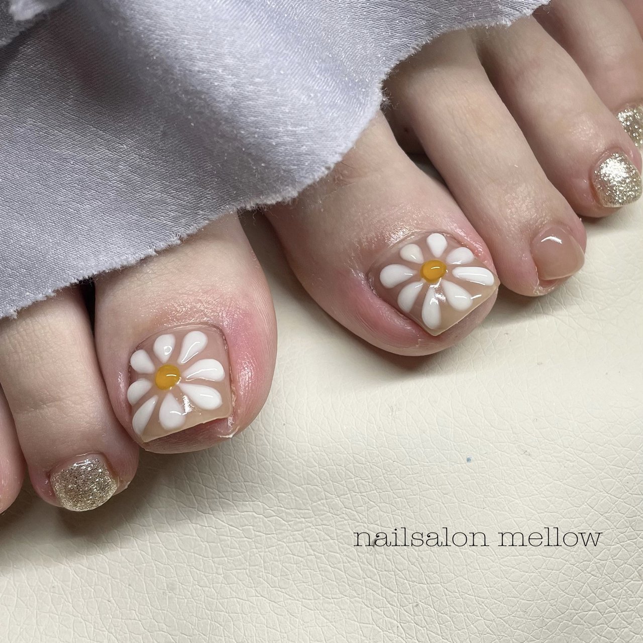 夏/海/リゾート/フット/ワンカラー - nailsalon mellow 大山浩美のネイルデザイン[No.8872318]｜ネイルブック