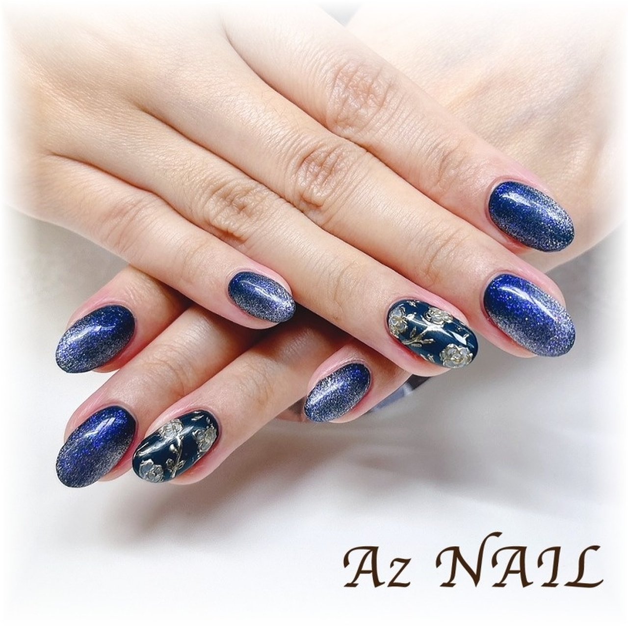 手が綺麗に見えるネイル/旅行/パーティー/デート/ハンド - Az NAIL