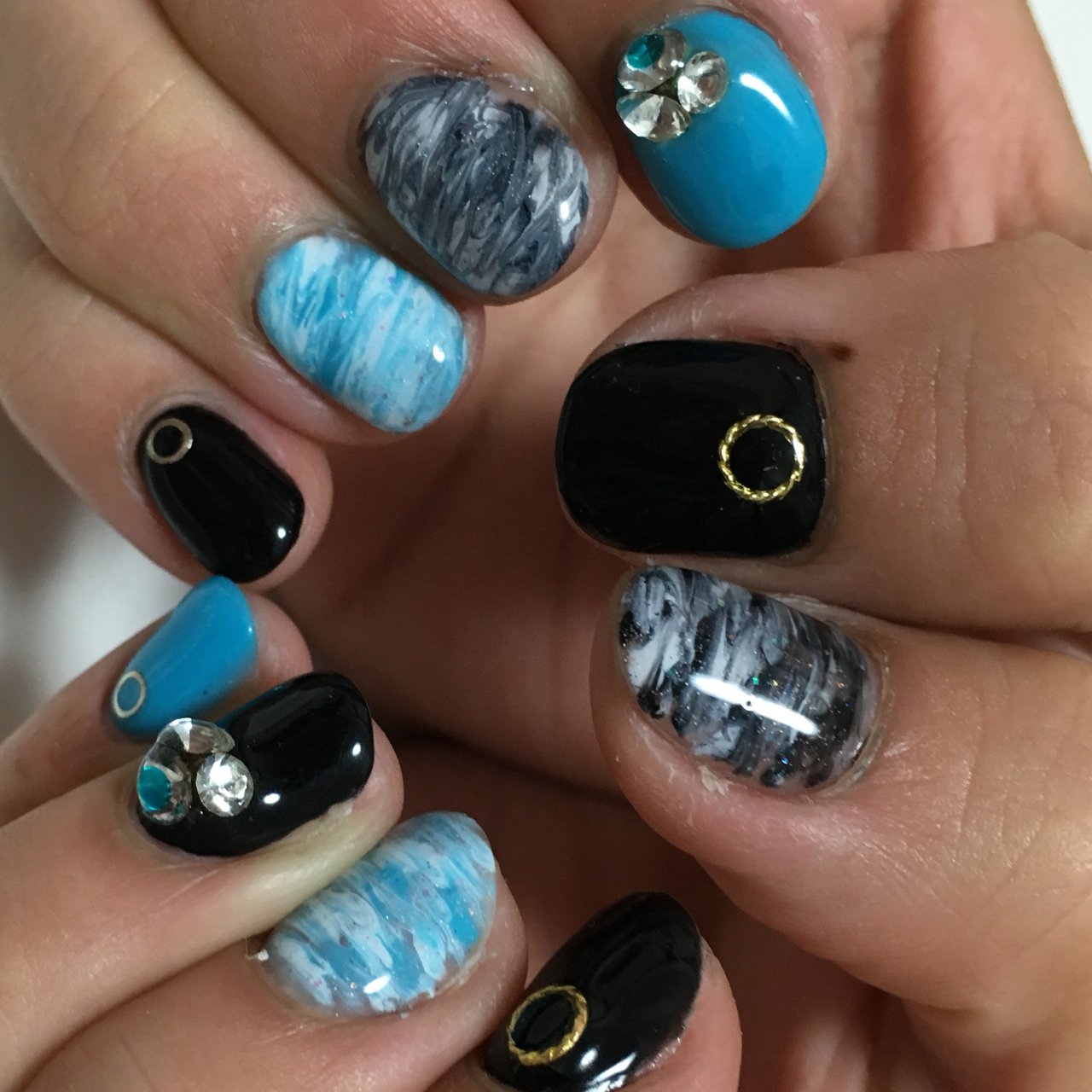オールシーズン オフィス デート 女子会 ハンド Nail Maharo Hitomiのネイルデザイン No ネイルブック