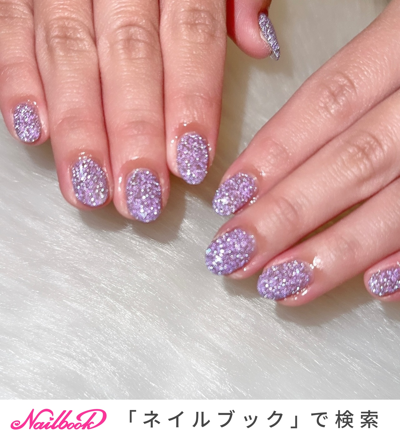 フラッシュ/パープル - nail_luana08のネイルデザイン[No.8876999