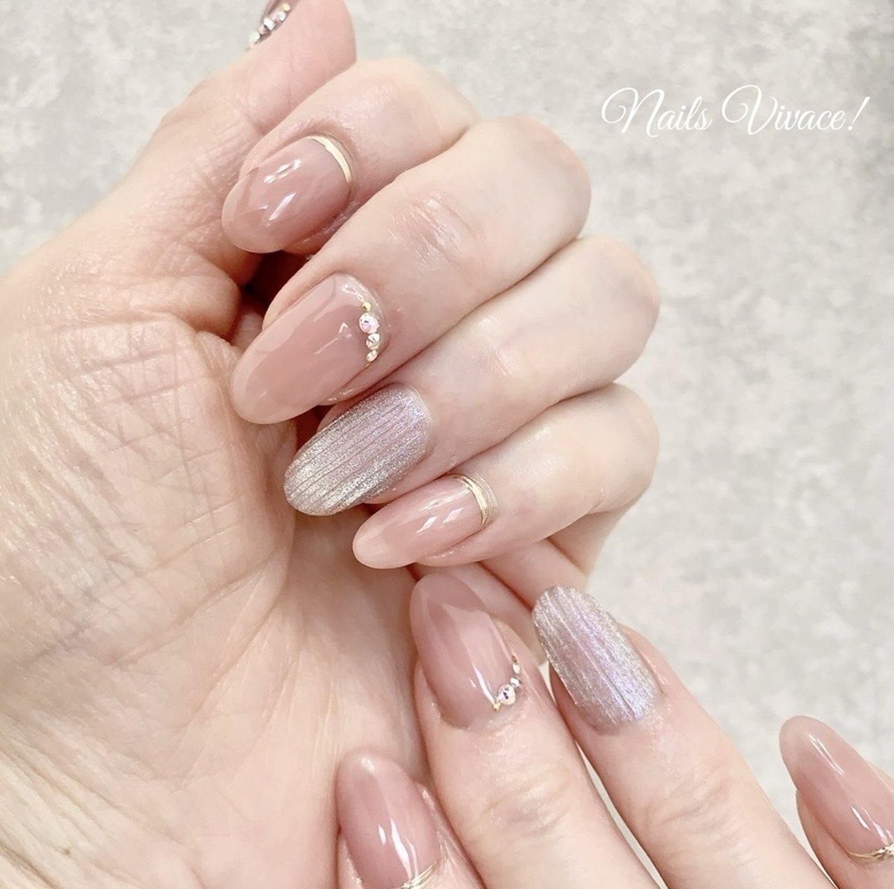 手が綺麗に見えるネイル/夏/オフィス/ハンド/シンプル - Nails Vivace